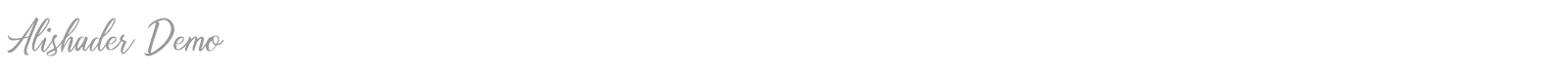 Alishader font preview